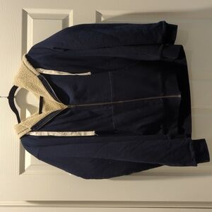 Hartford Navy Sherpa Hoodie